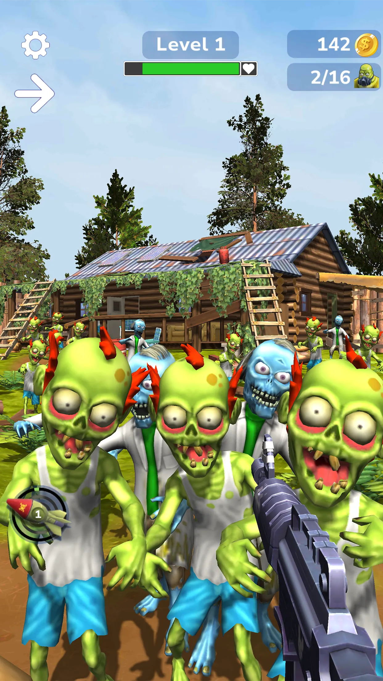Tower Gunner: Zombie Shooter | Indus Appstore | Screenshot