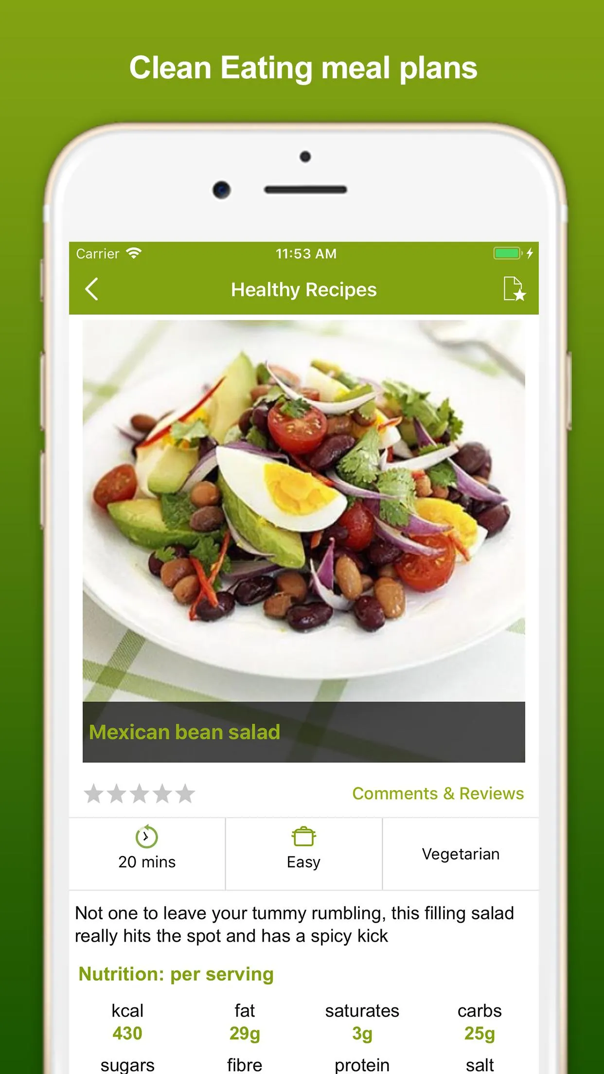 Healthy Eating Recipes | Indus Appstore | Screenshot