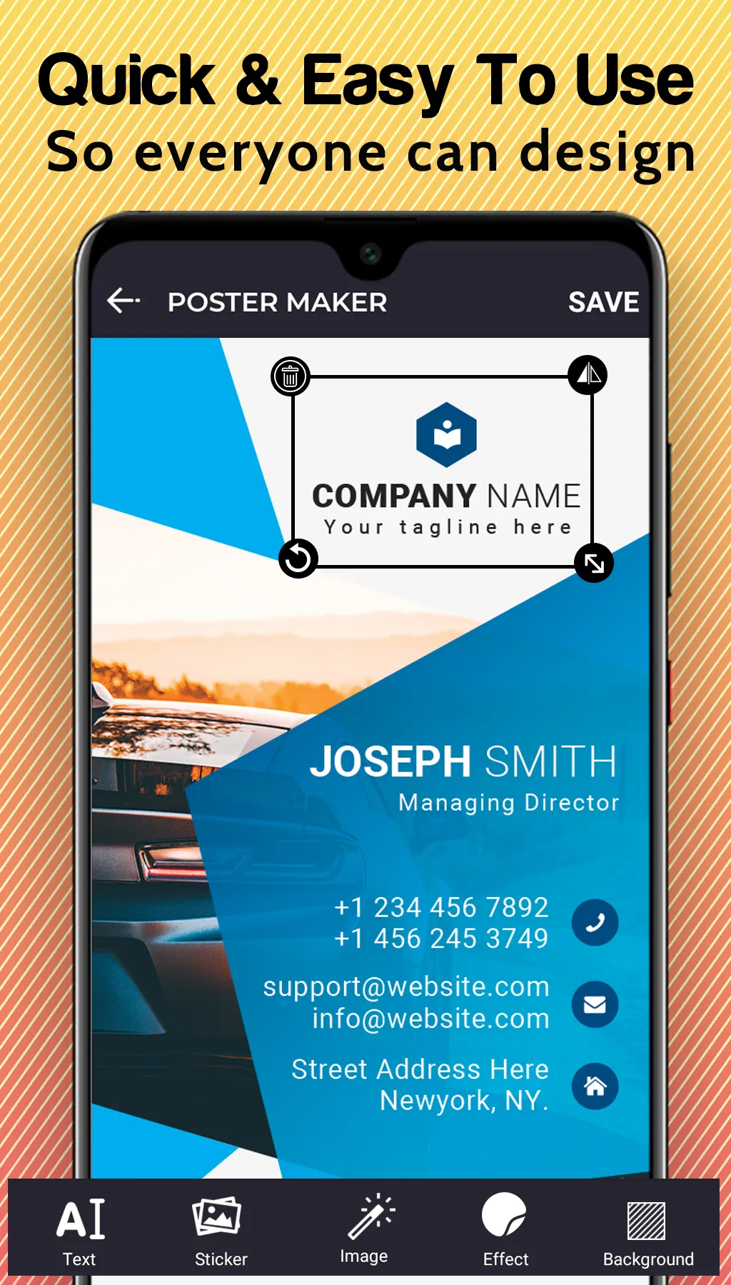 Business, Visiting Card Maker  | Indus Appstore | Screenshot