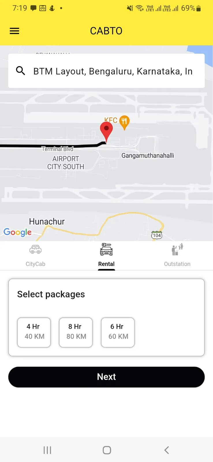 CABTO- Redefining Daily Travel | Indus Appstore | Screenshot