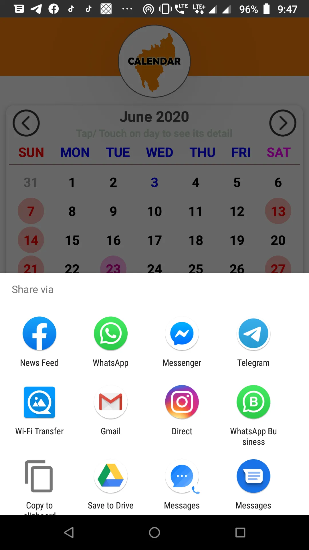 All Tripura Calendar 2024 | Indus Appstore | Screenshot