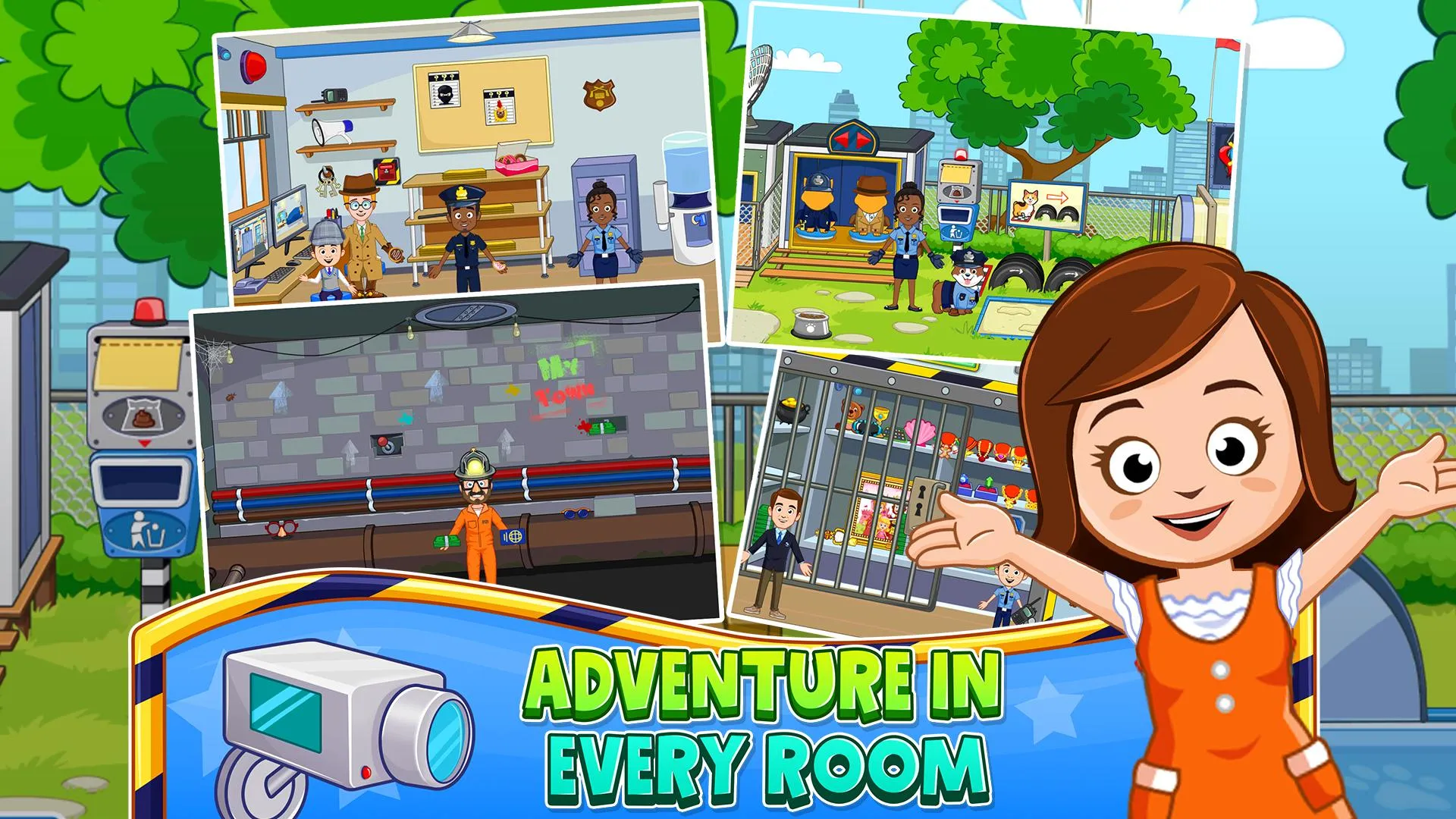 My Town: Police Games for kids | Indus Appstore | Screenshot