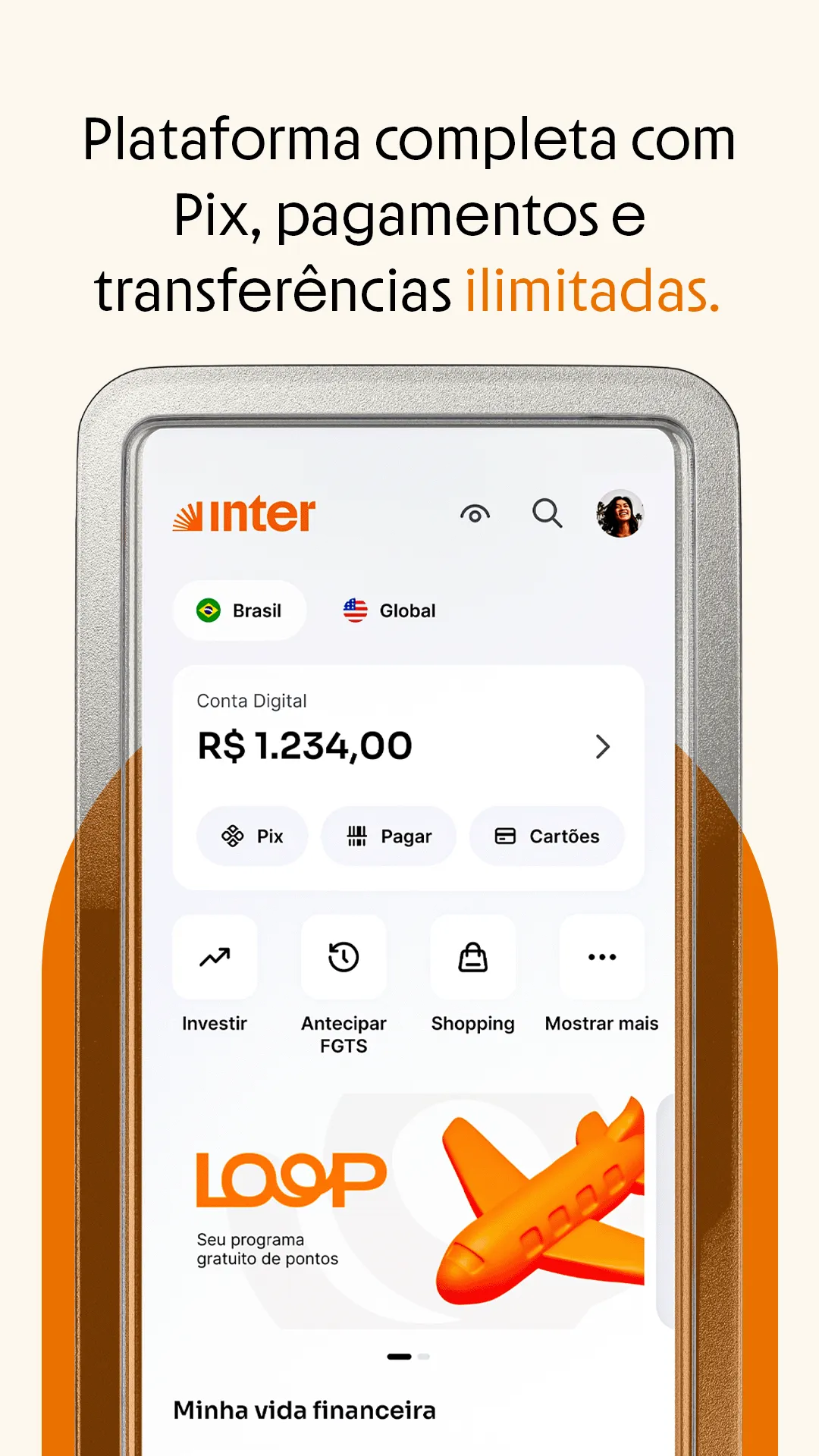 Inter: Conta, Cartão e Pix | Indus Appstore | Screenshot