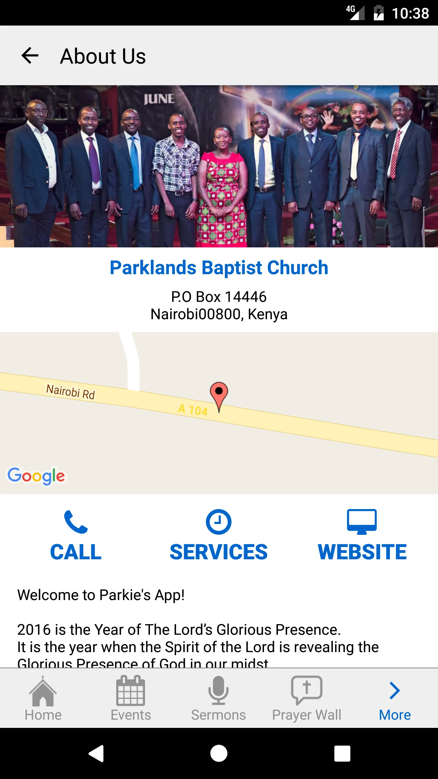 Parklands Baptist Church | Indus Appstore | Screenshot