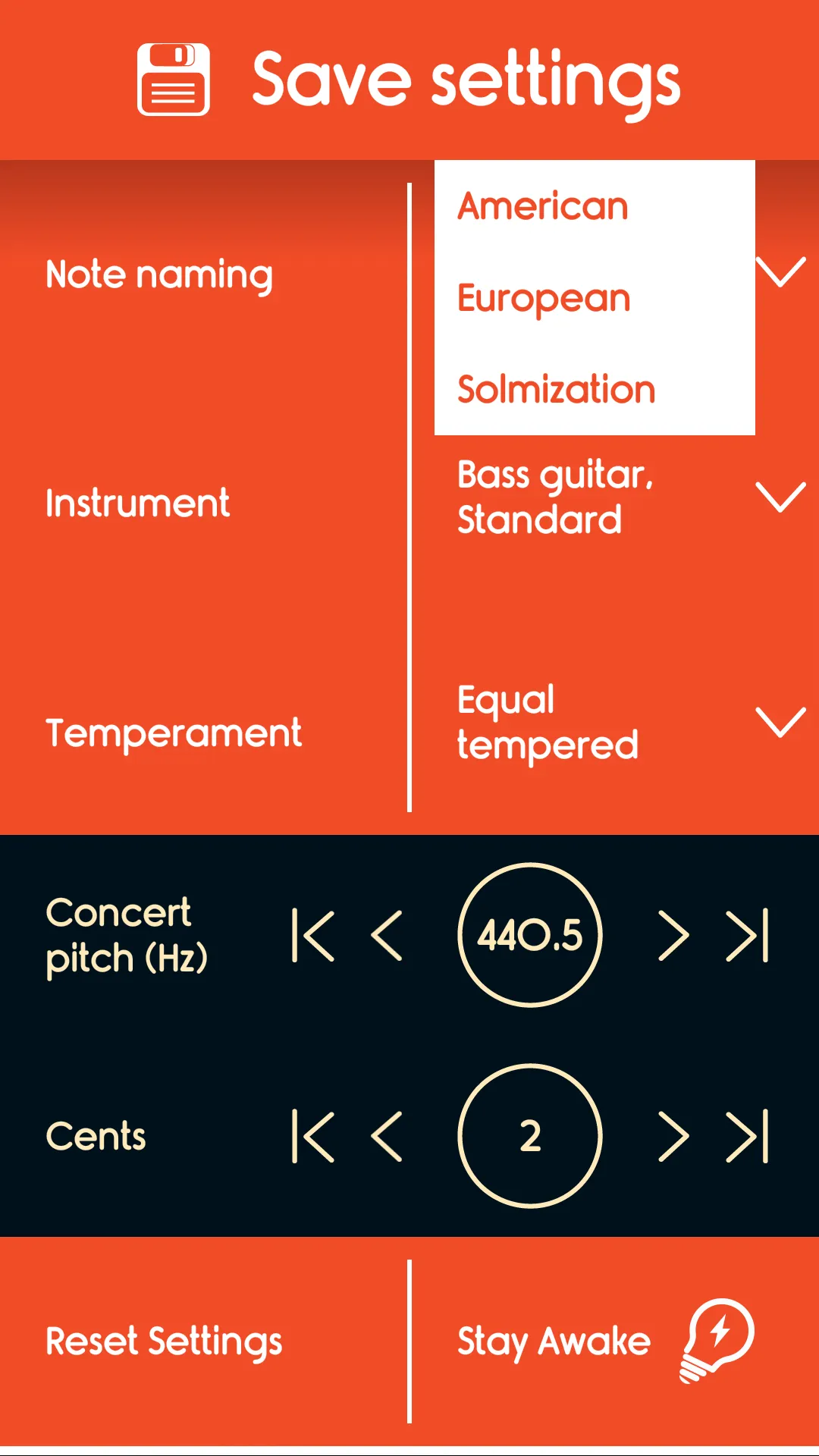 Master Bass Guitar Tuner | Indus Appstore | Screenshot