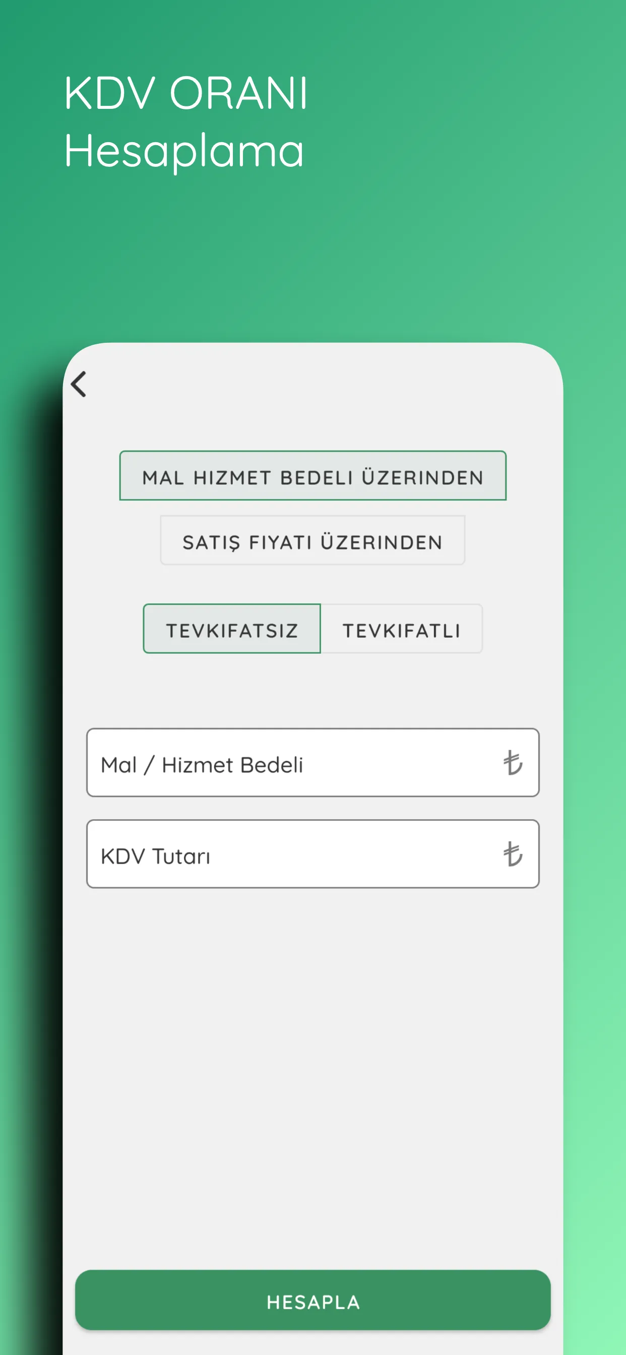 KDV Hesapla - Katma Değer Verg | Indus Appstore | Screenshot