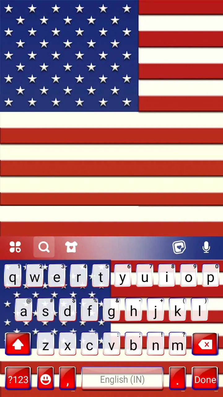 American Flag Keyboard Backgro | Indus Appstore | Screenshot