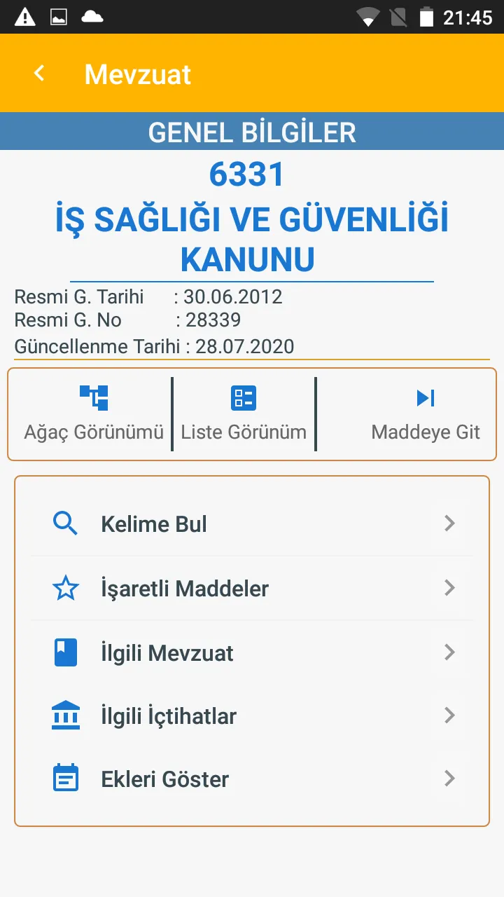 İSG Mevzuatı | Indus Appstore | Screenshot