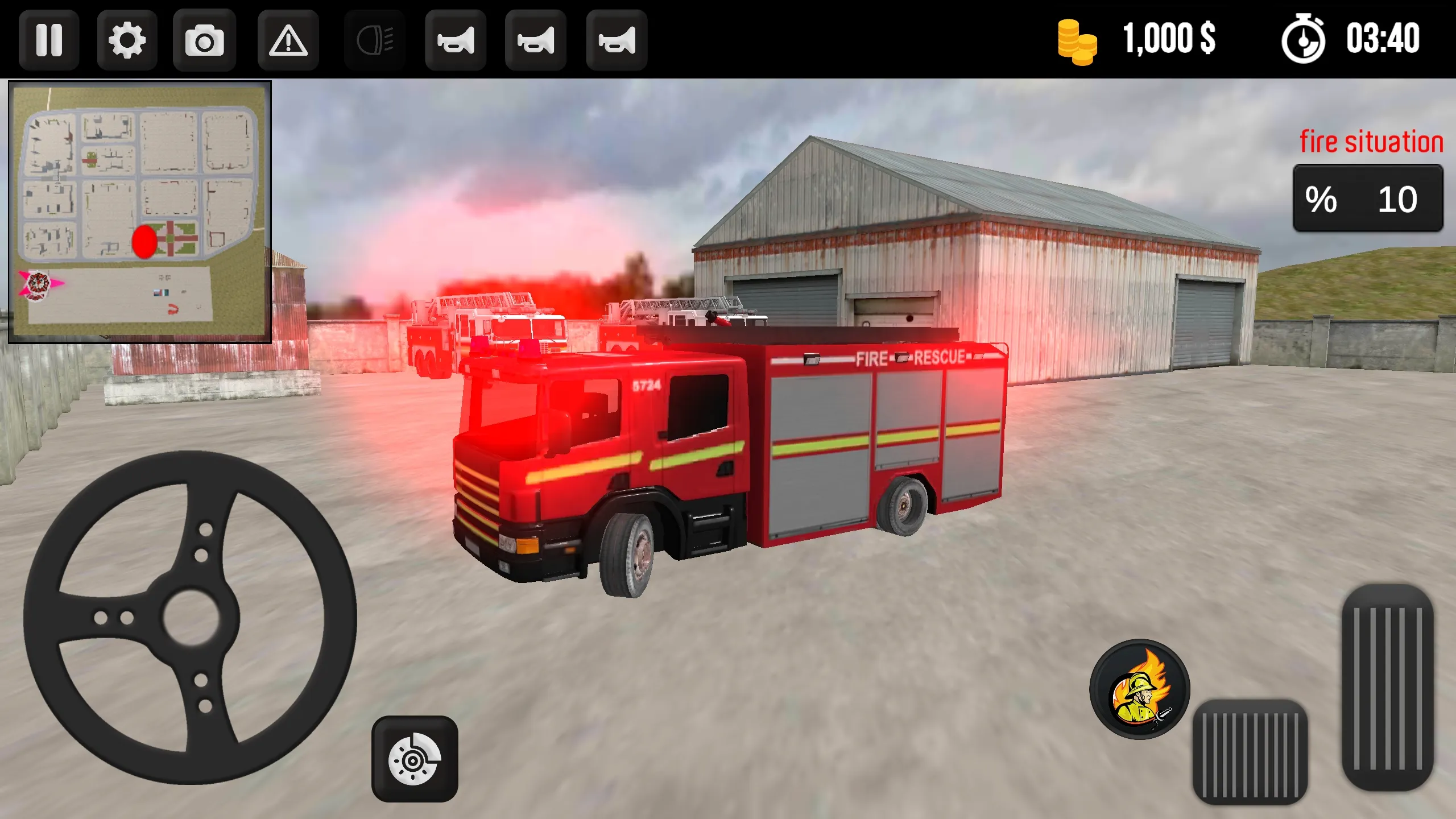 Fire Truck Simulator | Indus Appstore | Screenshot