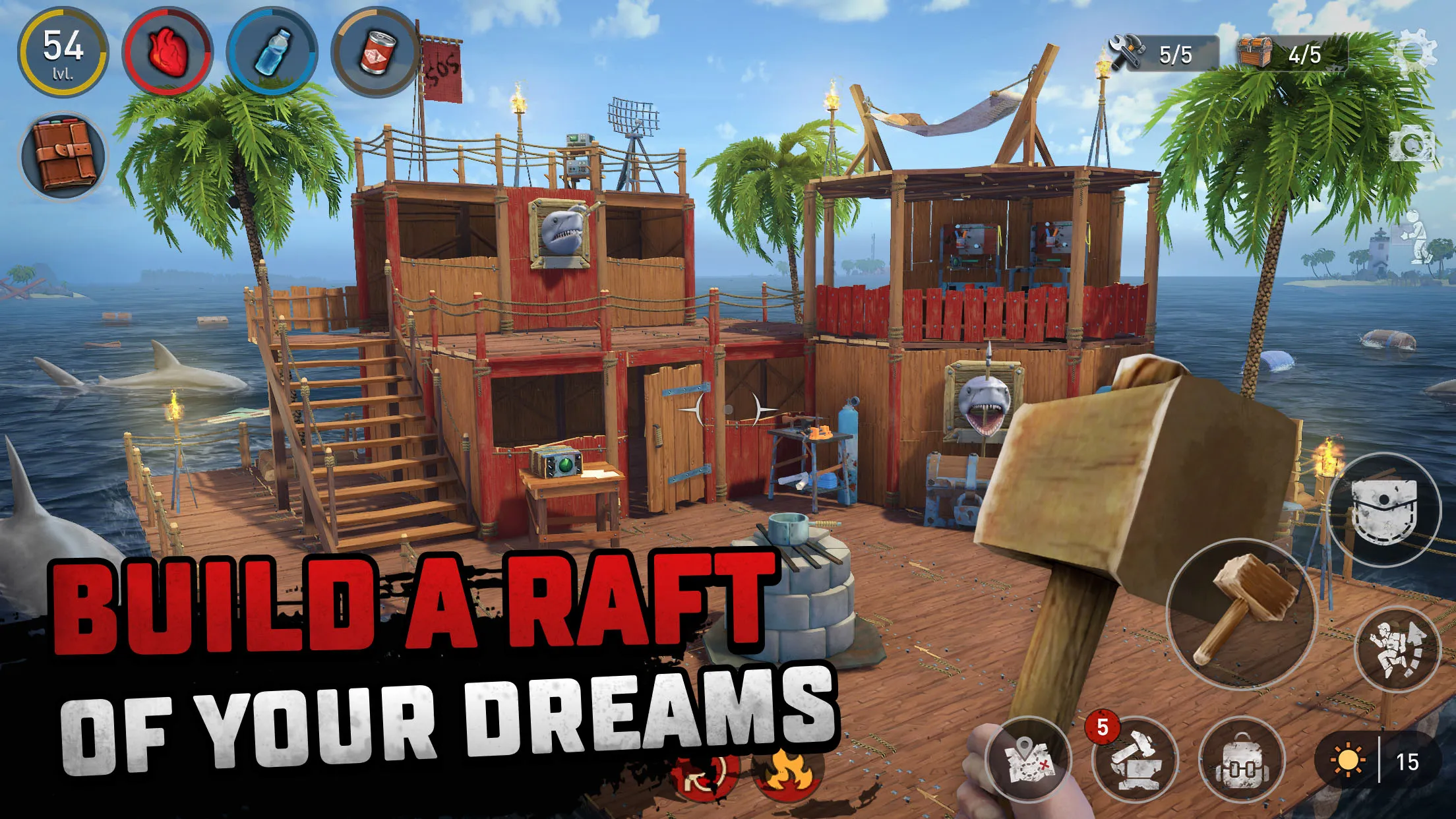 Raft® Survival - Ocean Nomad | Indus Appstore | Screenshot