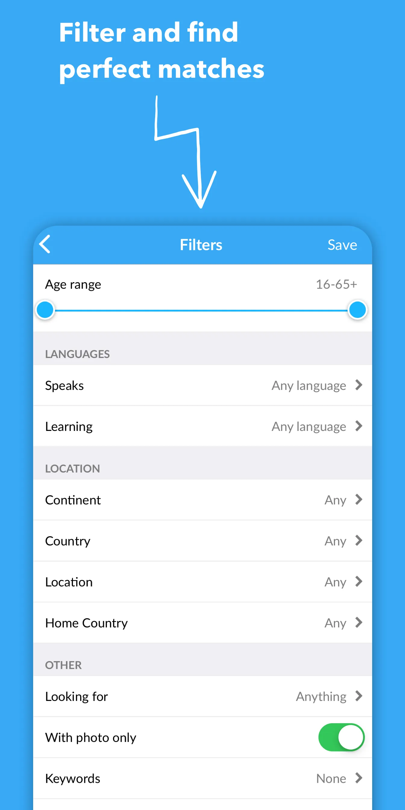 Interpals: Friends & Languages | Indus Appstore | Screenshot