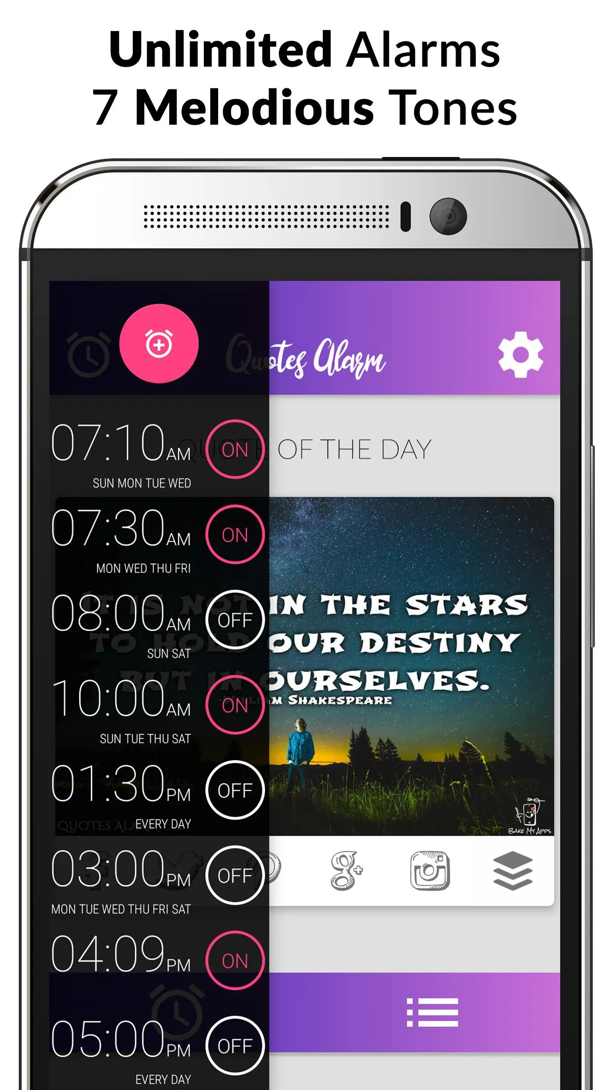 Quotes Alarm -Daily Motivation | Indus Appstore | Screenshot