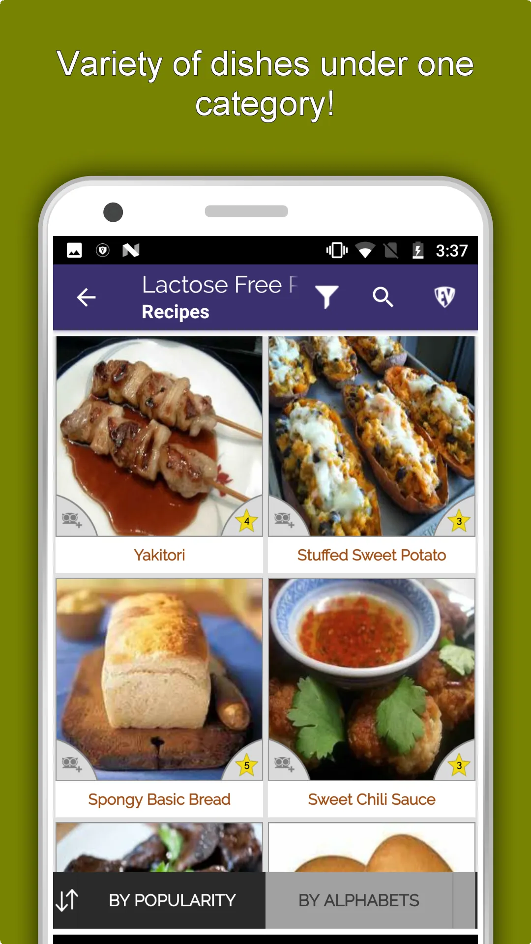 Lactose Free Food Recipes | Indus Appstore | Screenshot