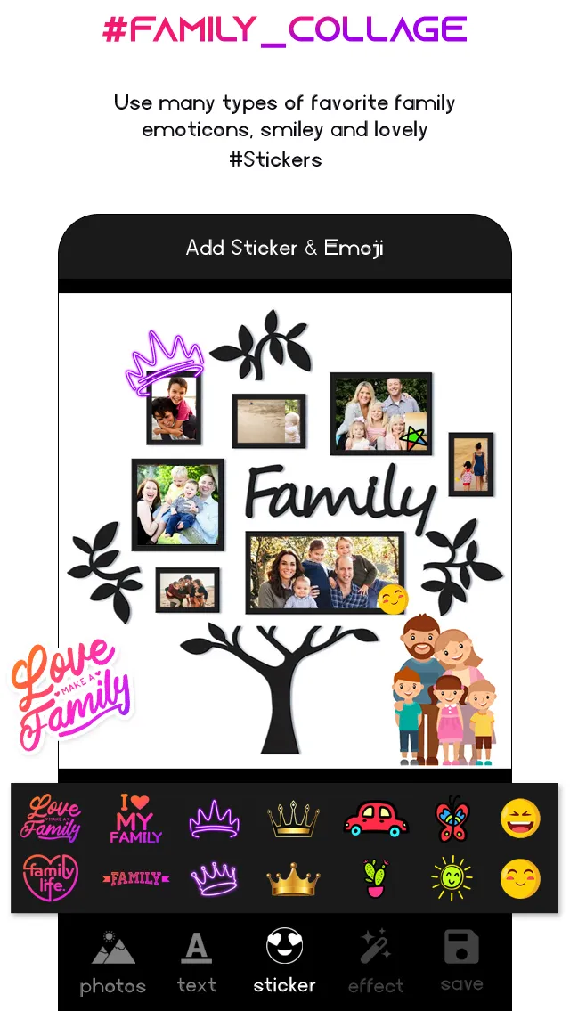 Family Photo Collage & Editor | Indus Appstore | Screenshot