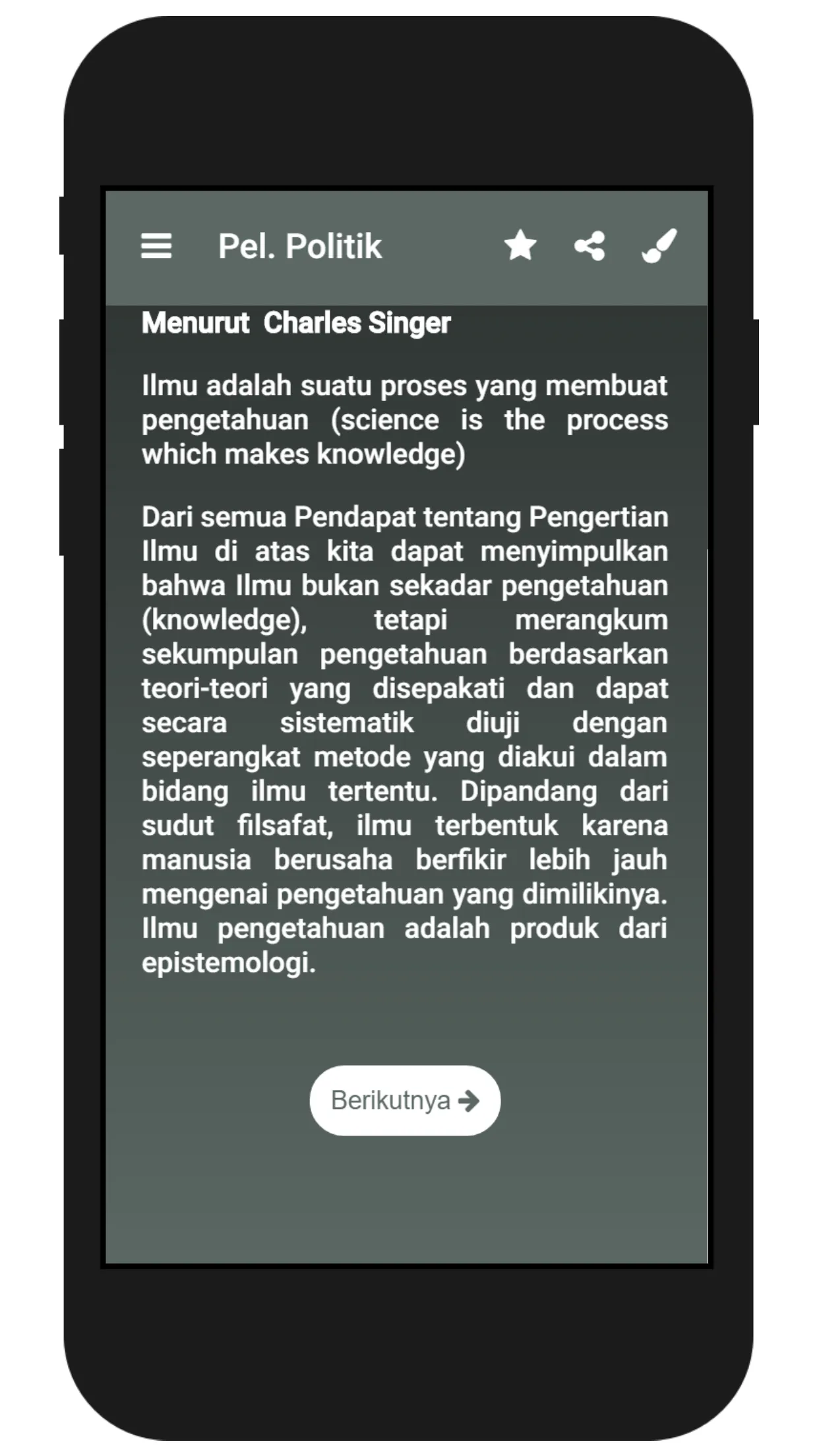 Indonesian Politic Lessons | Indus Appstore | Screenshot