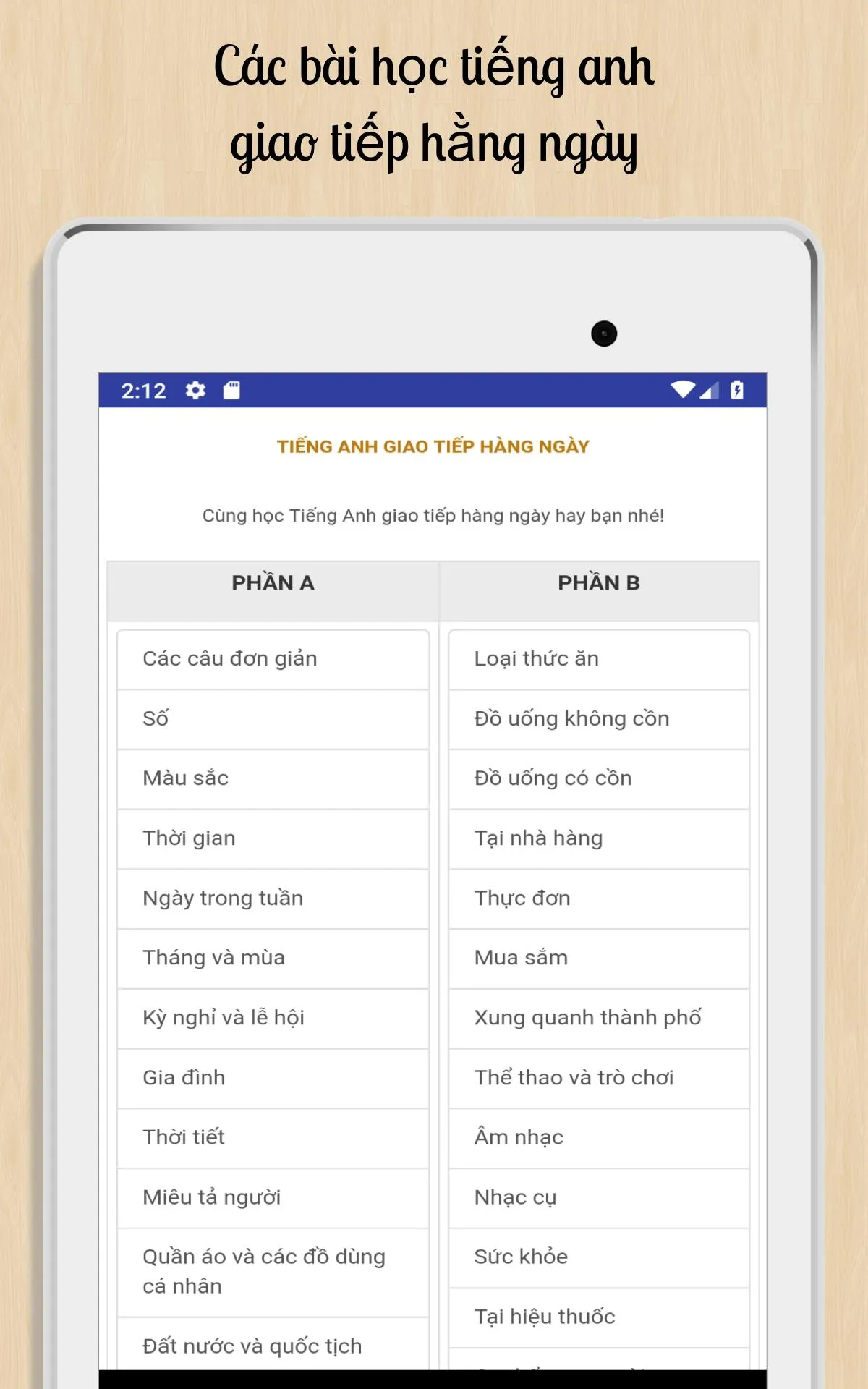 Tiếng Anh giao tiếp hàng ngày | Indus Appstore | Screenshot