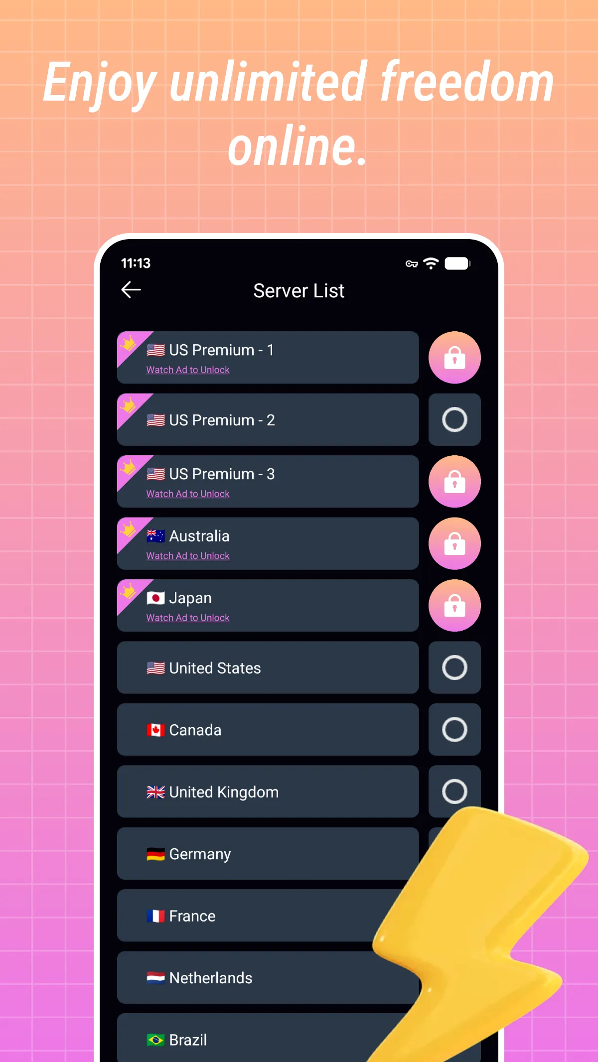NeVPN - Fast, Secure & Stable | Indus Appstore | Screenshot