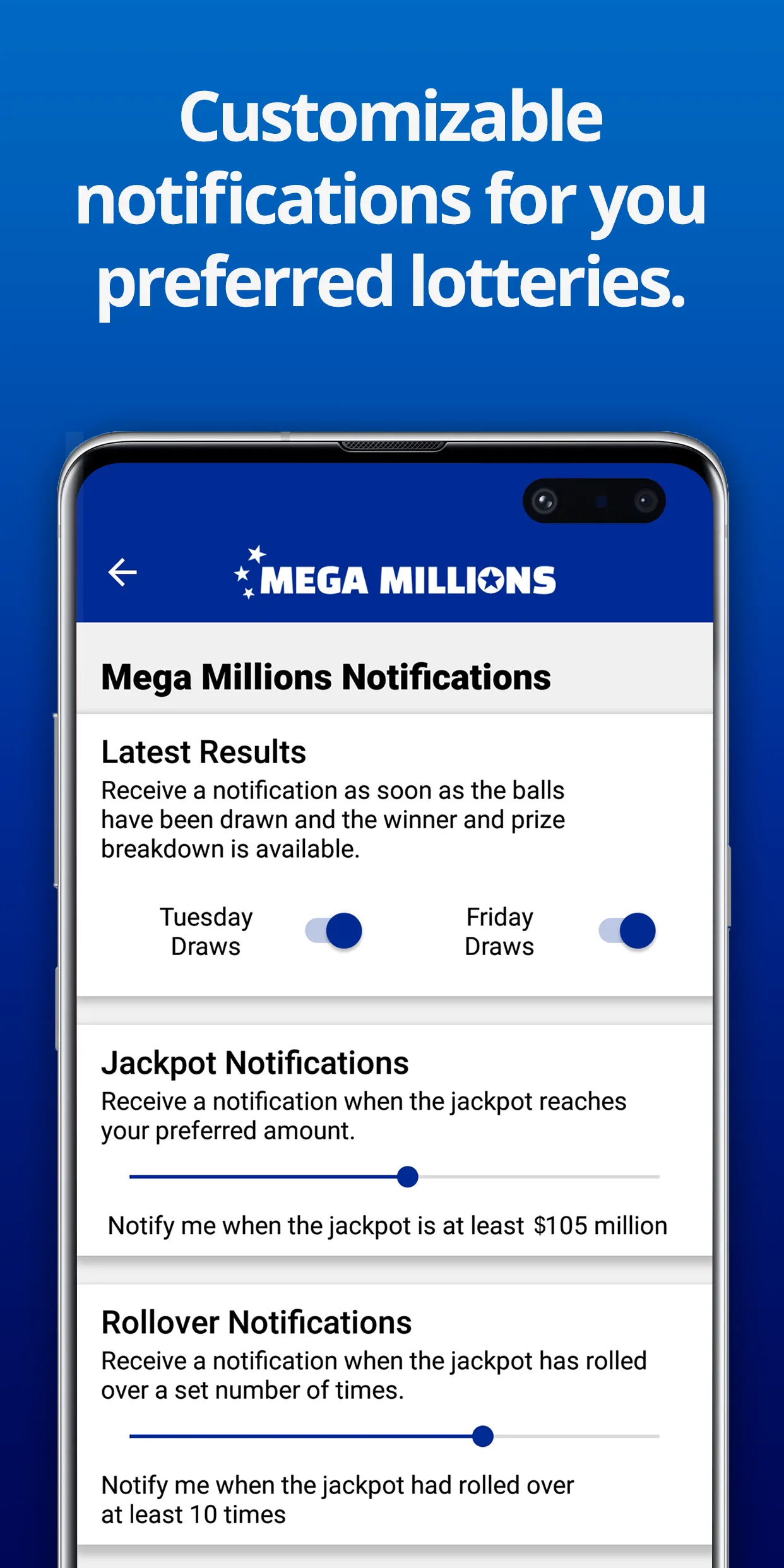 Mega Millions Numbers | Indus Appstore | Screenshot