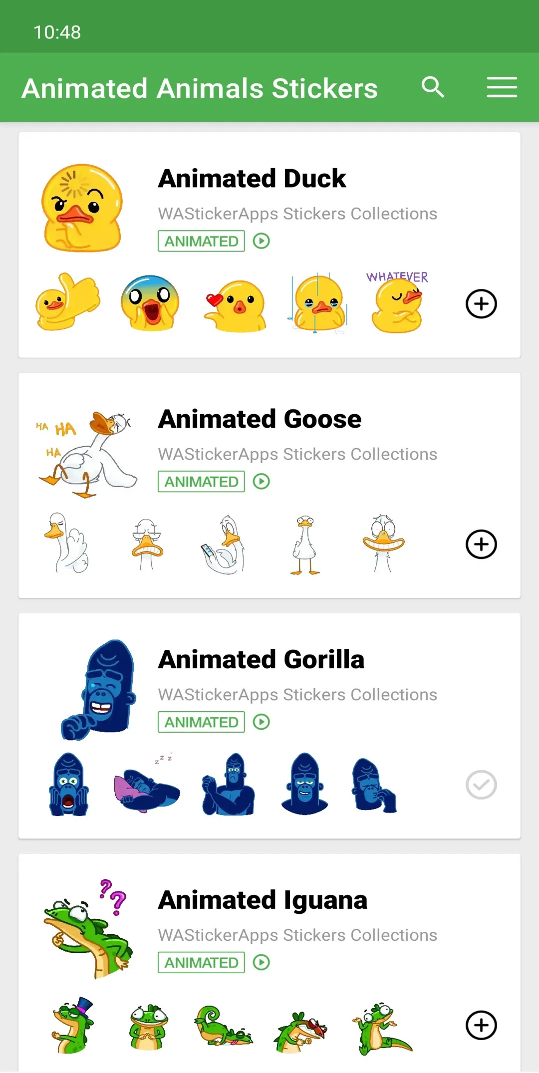 Animals Stickers WAStickerApps | Indus Appstore | Screenshot