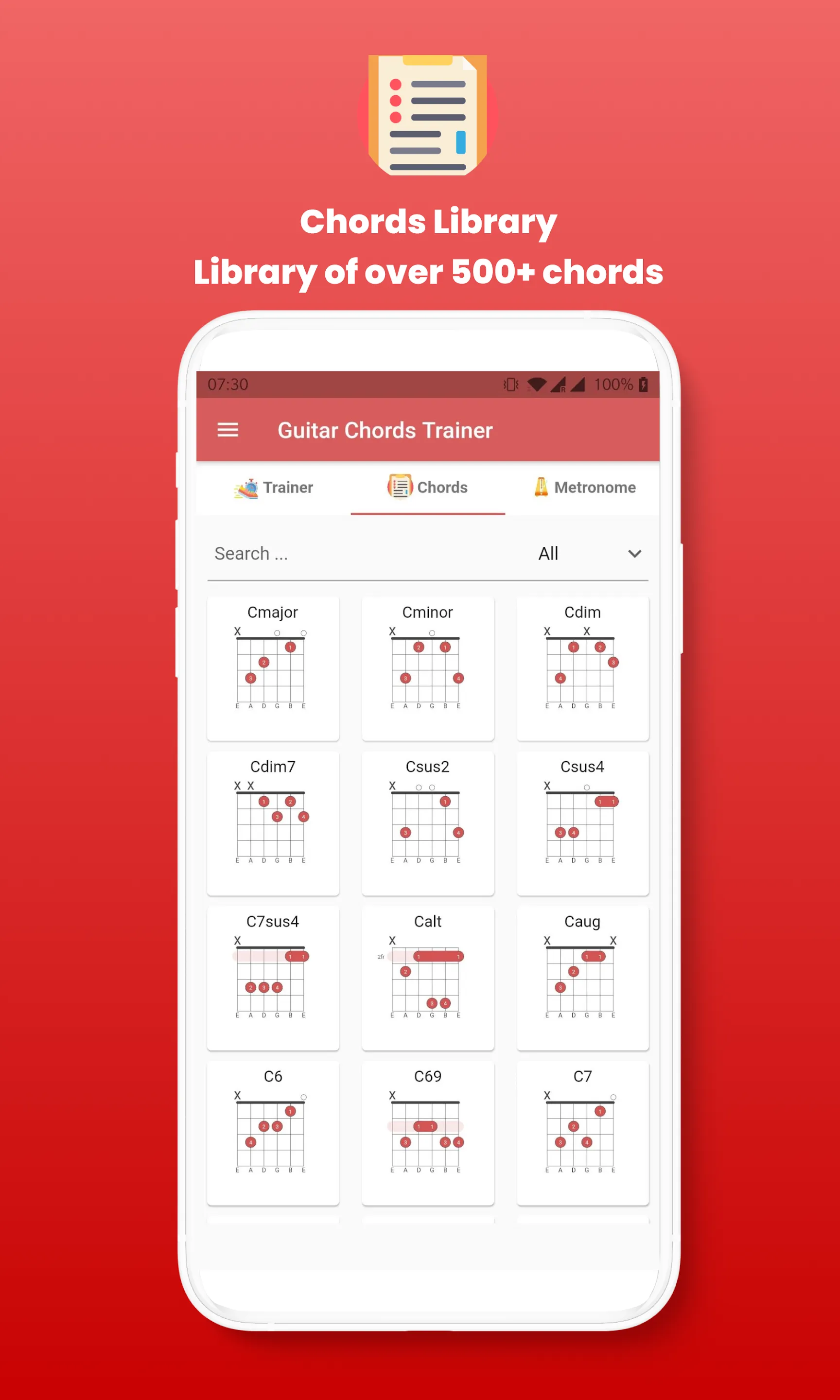 Guitar Chords Trainer | Indus Appstore | Screenshot