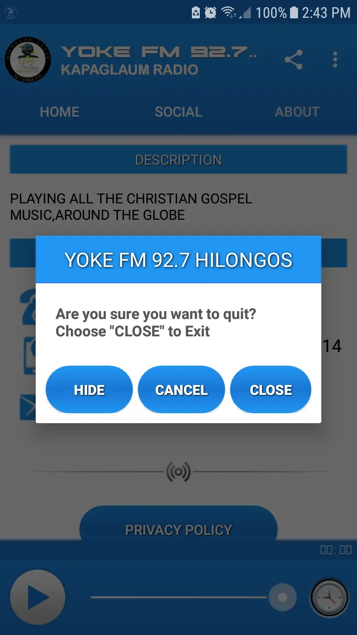 YOKE FM 92.7 HILONGOS | Indus Appstore | Screenshot