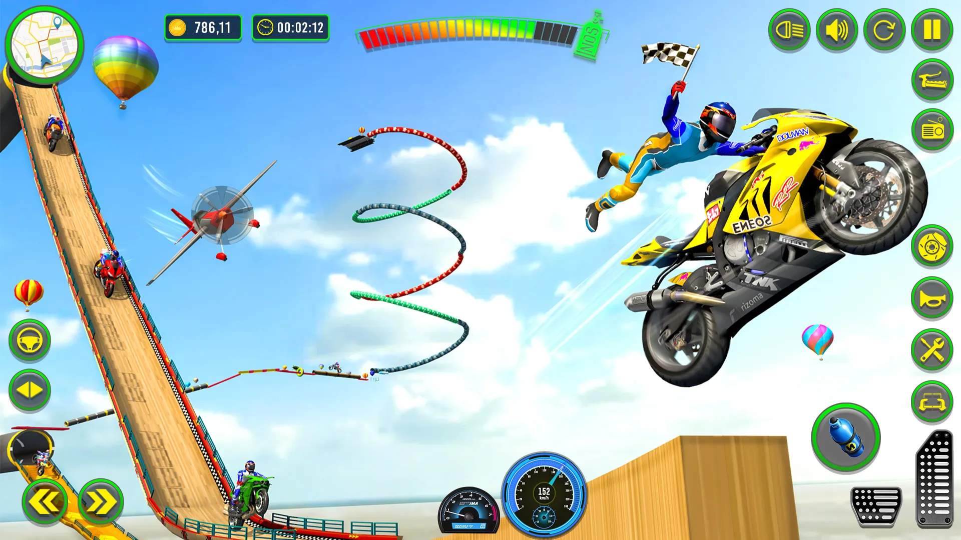 Mega Ramp Stunts Bike Games 3d | Indus Appstore | Screenshot