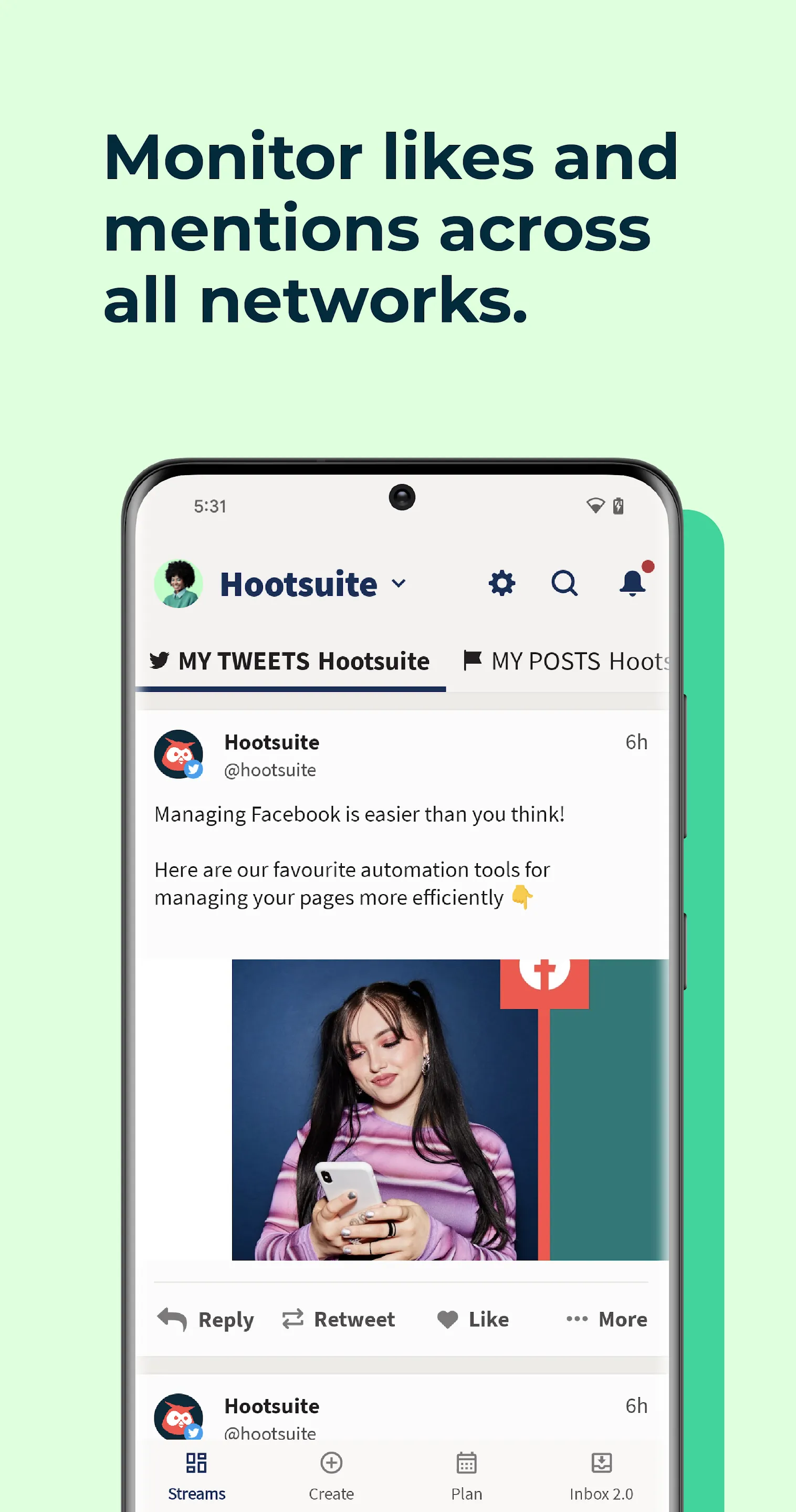 Hootsuite: Schedule Posts | Indus Appstore | Screenshot