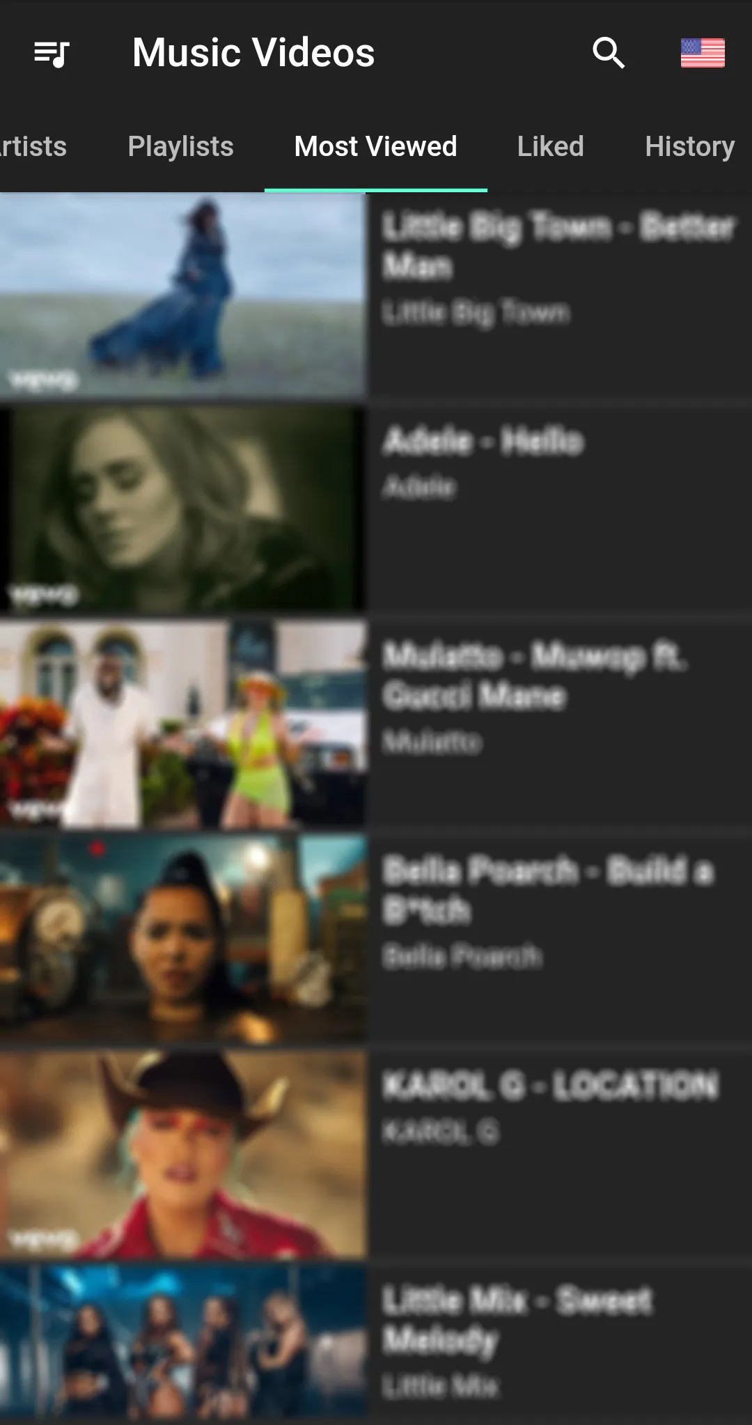 Music Videos | Indus Appstore | Screenshot