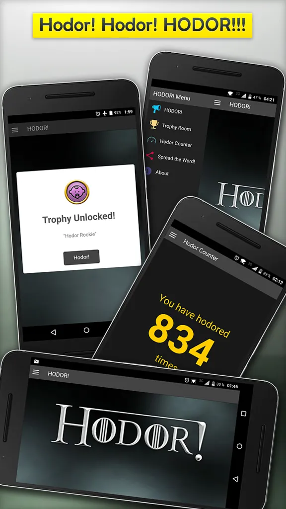 HODOR: Game of Thrones Fun App | Indus Appstore | Screenshot