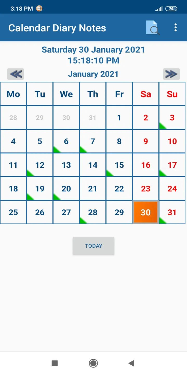 Calendar Diary Notes | Indus Appstore | Screenshot