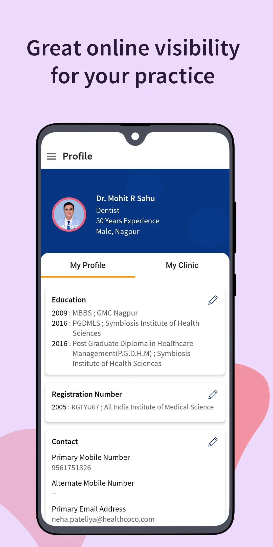 Healthcoco+ : Pocket Clinic | Indus Appstore | Screenshot