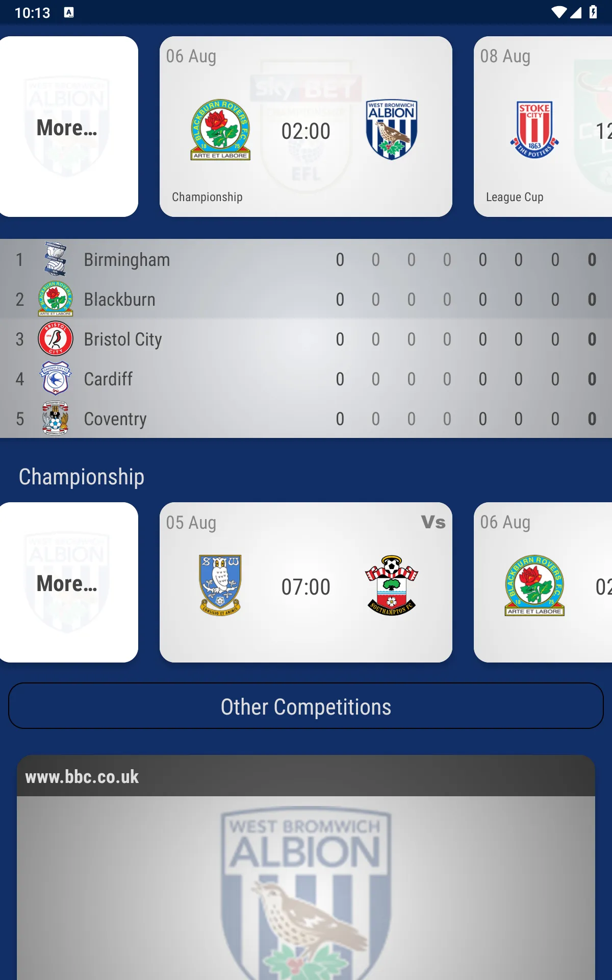 West Bromwich Albion Fan App | Indus Appstore | Screenshot