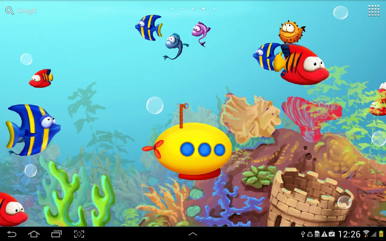 Aquarium Live Wallpaper | Indus Appstore | Screenshot