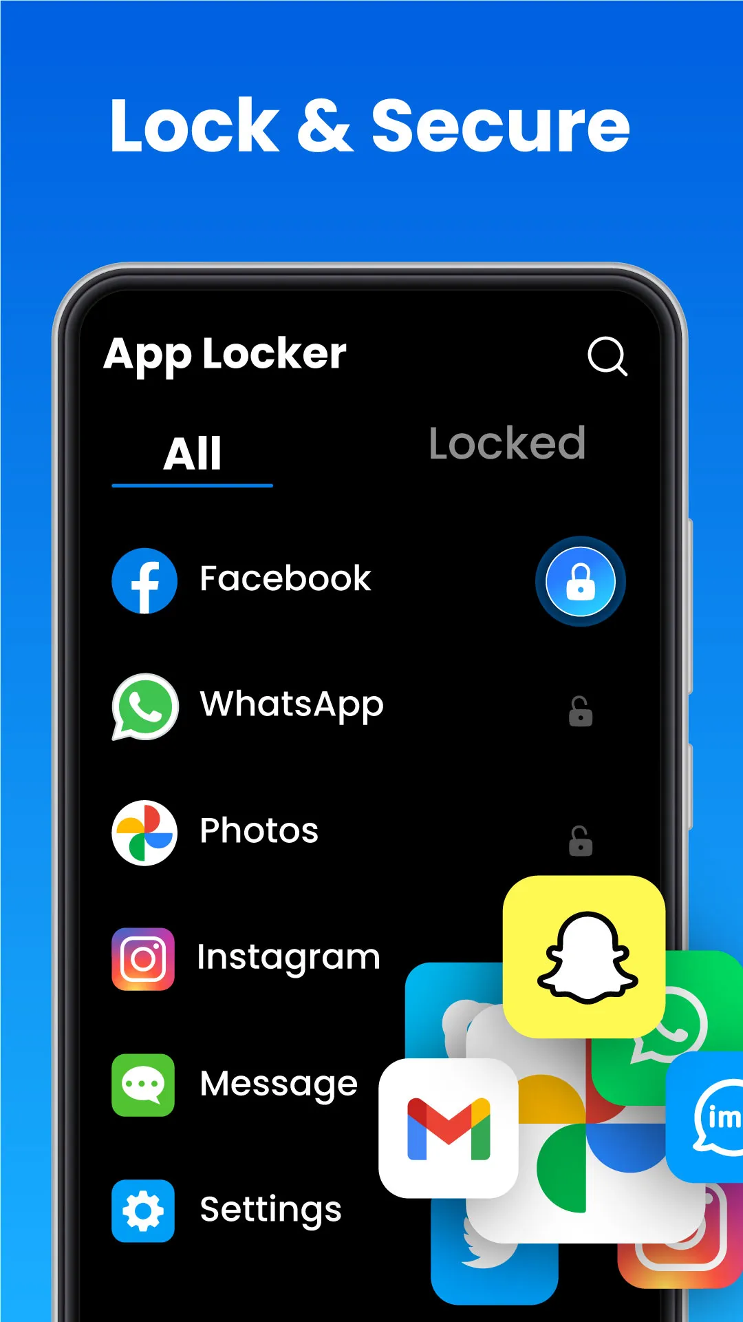 AppLock: Lock Apps Fingerprint | Indus Appstore | Screenshot