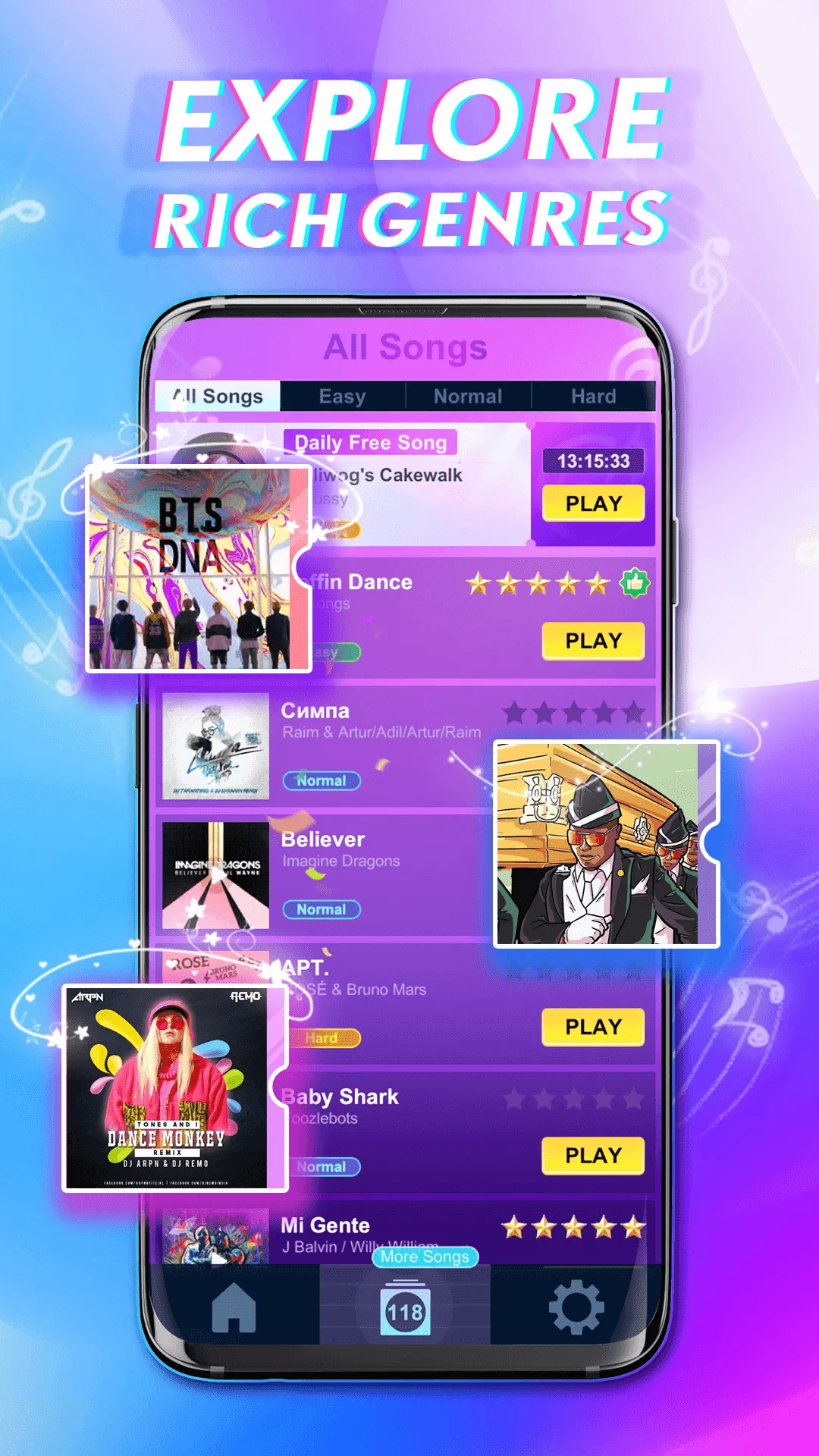 Piano Rush: Magic Rhythm | Indus Appstore | Screenshot