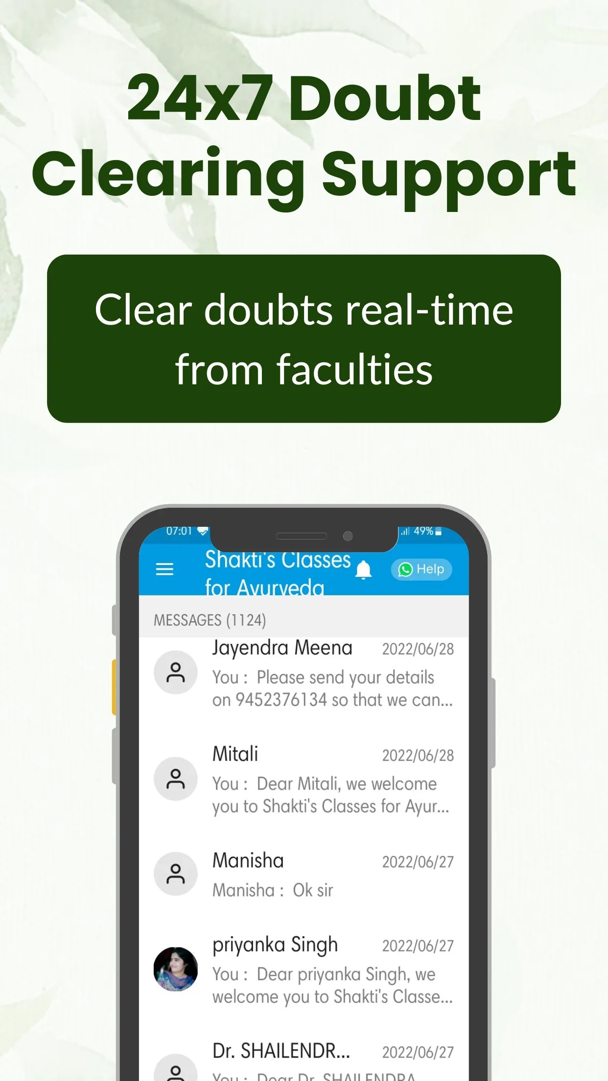 Shakti's Classes for Ayurveda | Indus Appstore | Screenshot