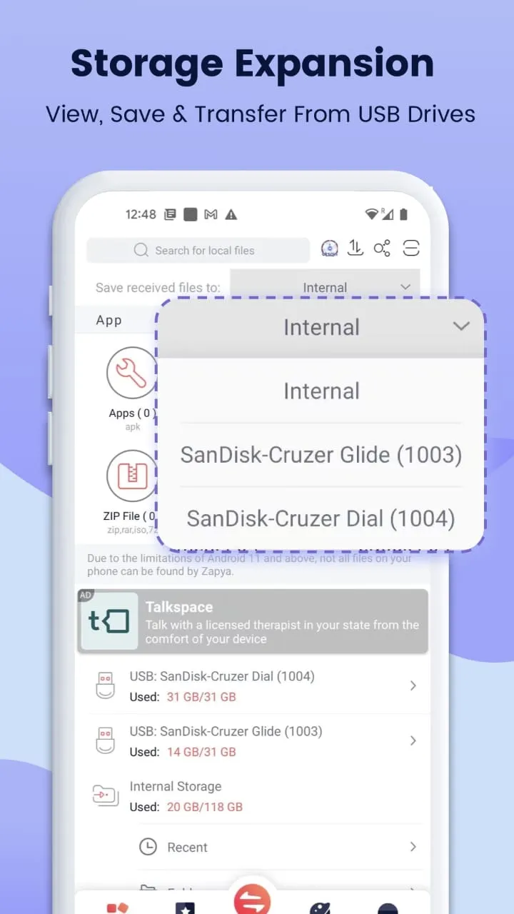 Zapya - File Transfer, Share | Indus Appstore | Screenshot