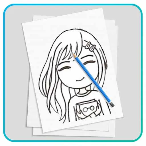 Learn to draw a cute girl | Indus Appstore | Screenshot