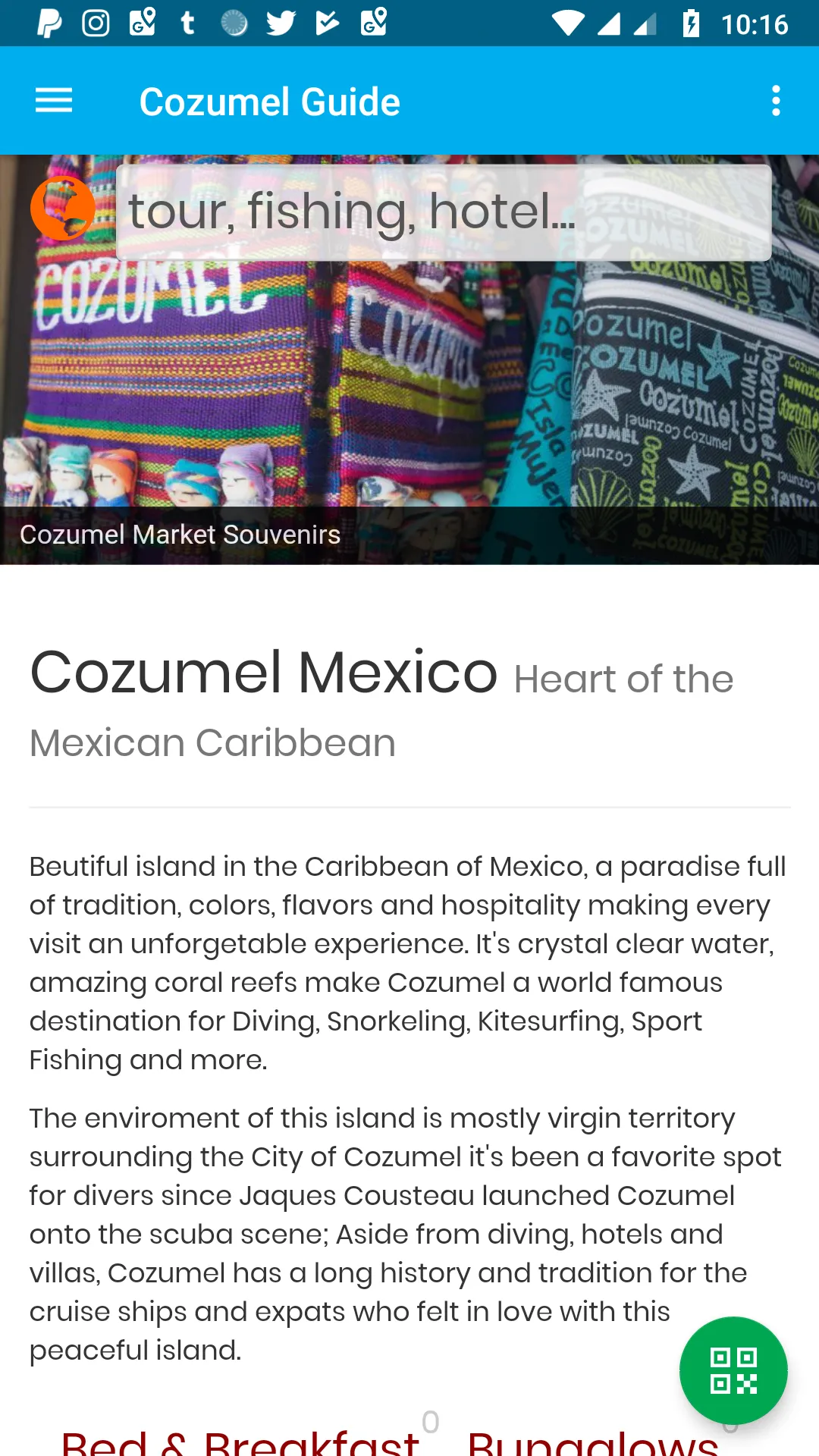 Cozumel Guide | Indus Appstore | Screenshot