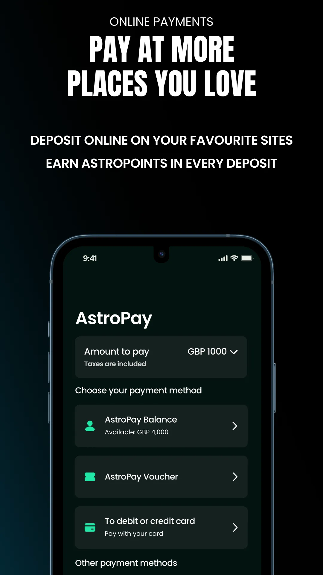 AstroPay-Empower your Passions | Indus Appstore | Screenshot