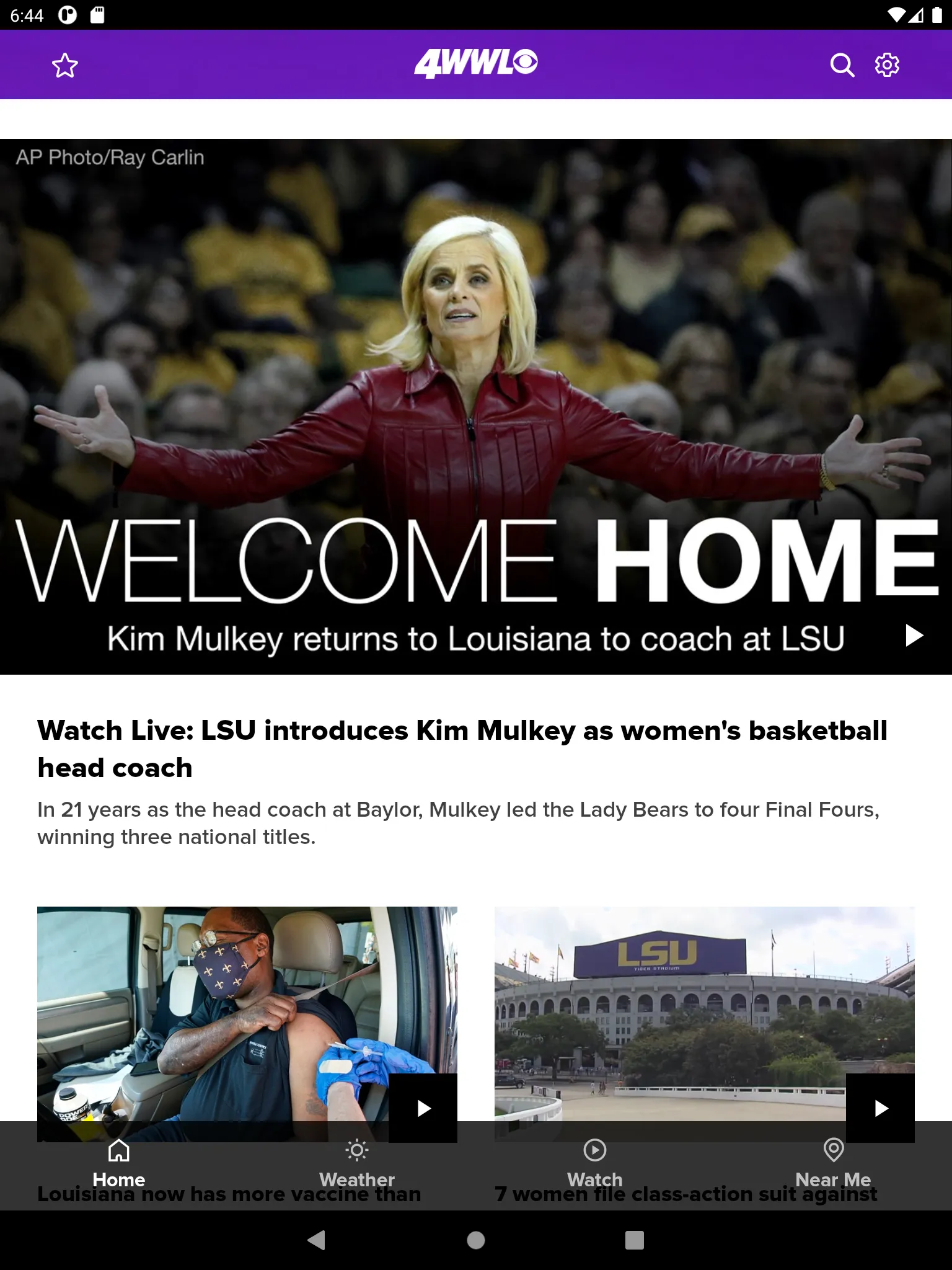 New Orleans News from WWL | Indus Appstore | Screenshot