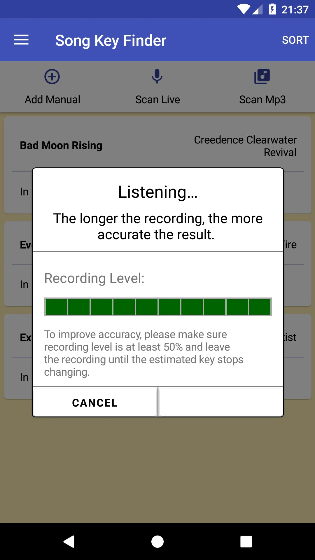 Song Key Finder | Indus Appstore | Screenshot