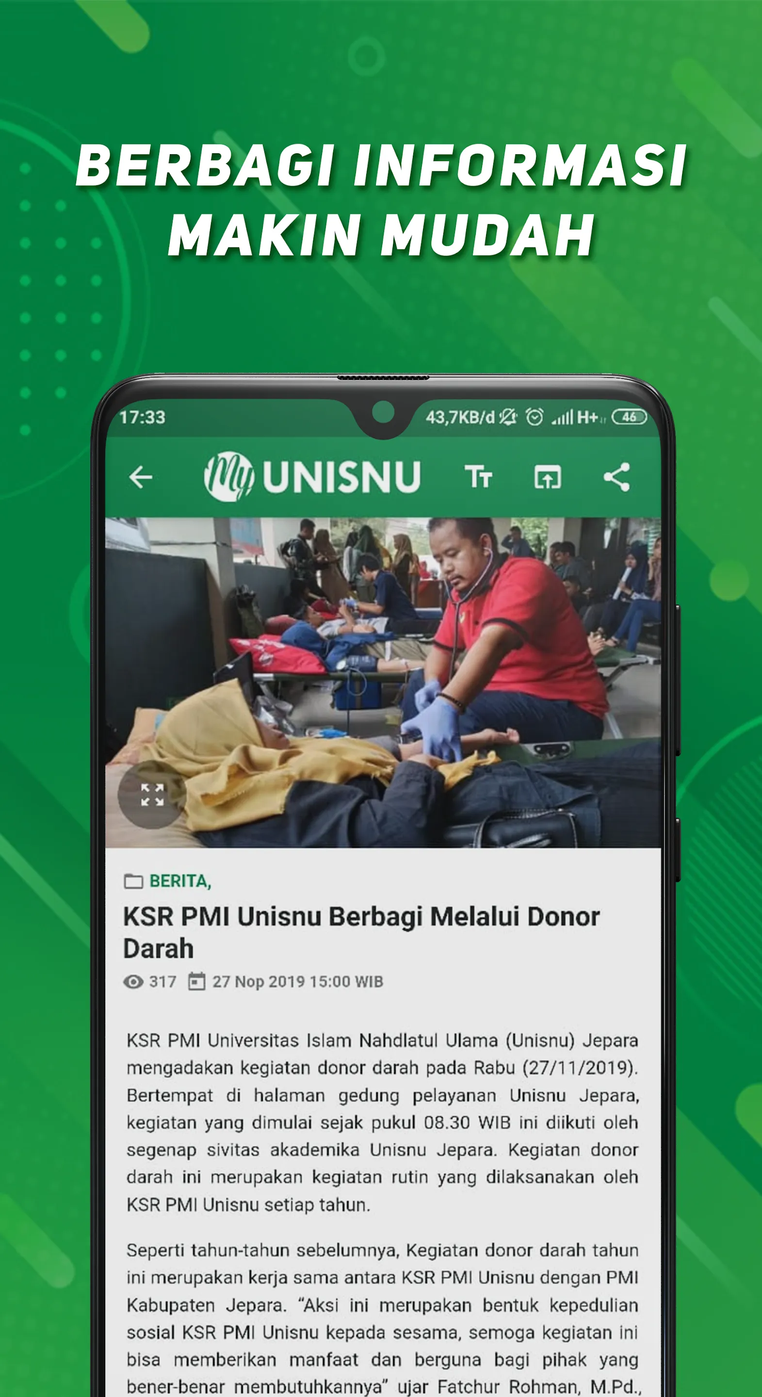 MyUNISNU | Indus Appstore | Screenshot