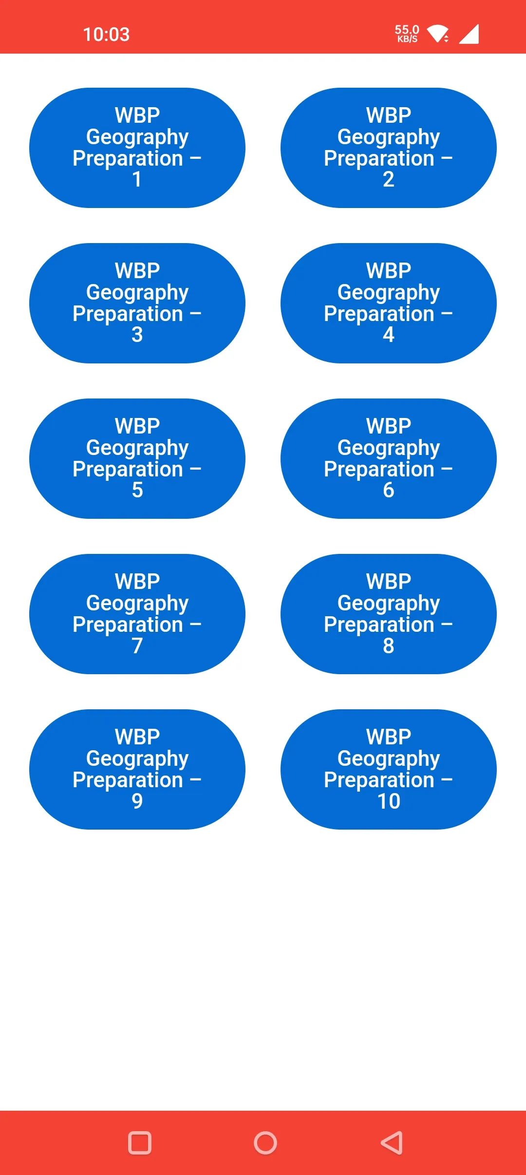 WBP Preparation 2024 | Indus Appstore | Screenshot