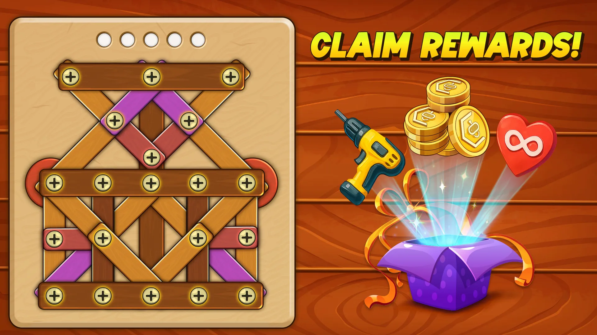 Screw Puzzle nuts and Bolts | Indus Appstore | Screenshot