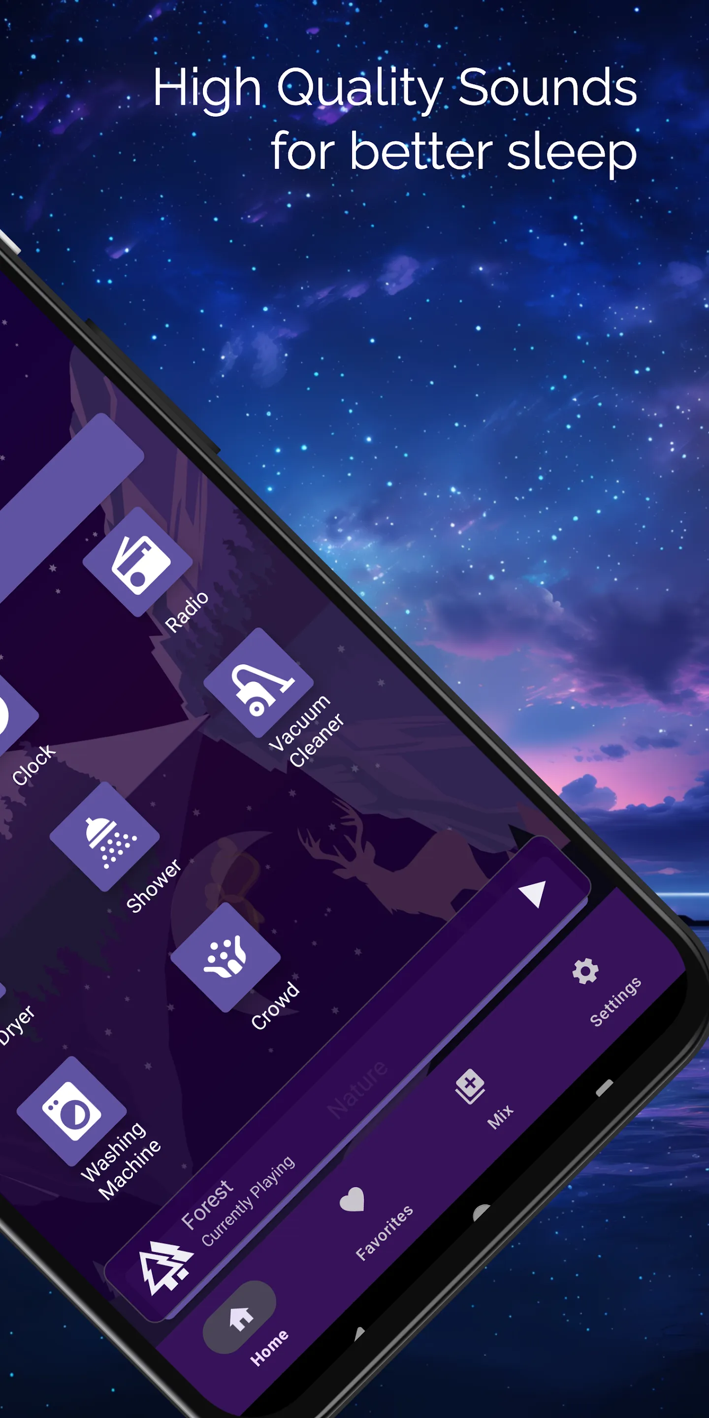 BabySleep Whitenoise Lullaby | Indus Appstore | Screenshot