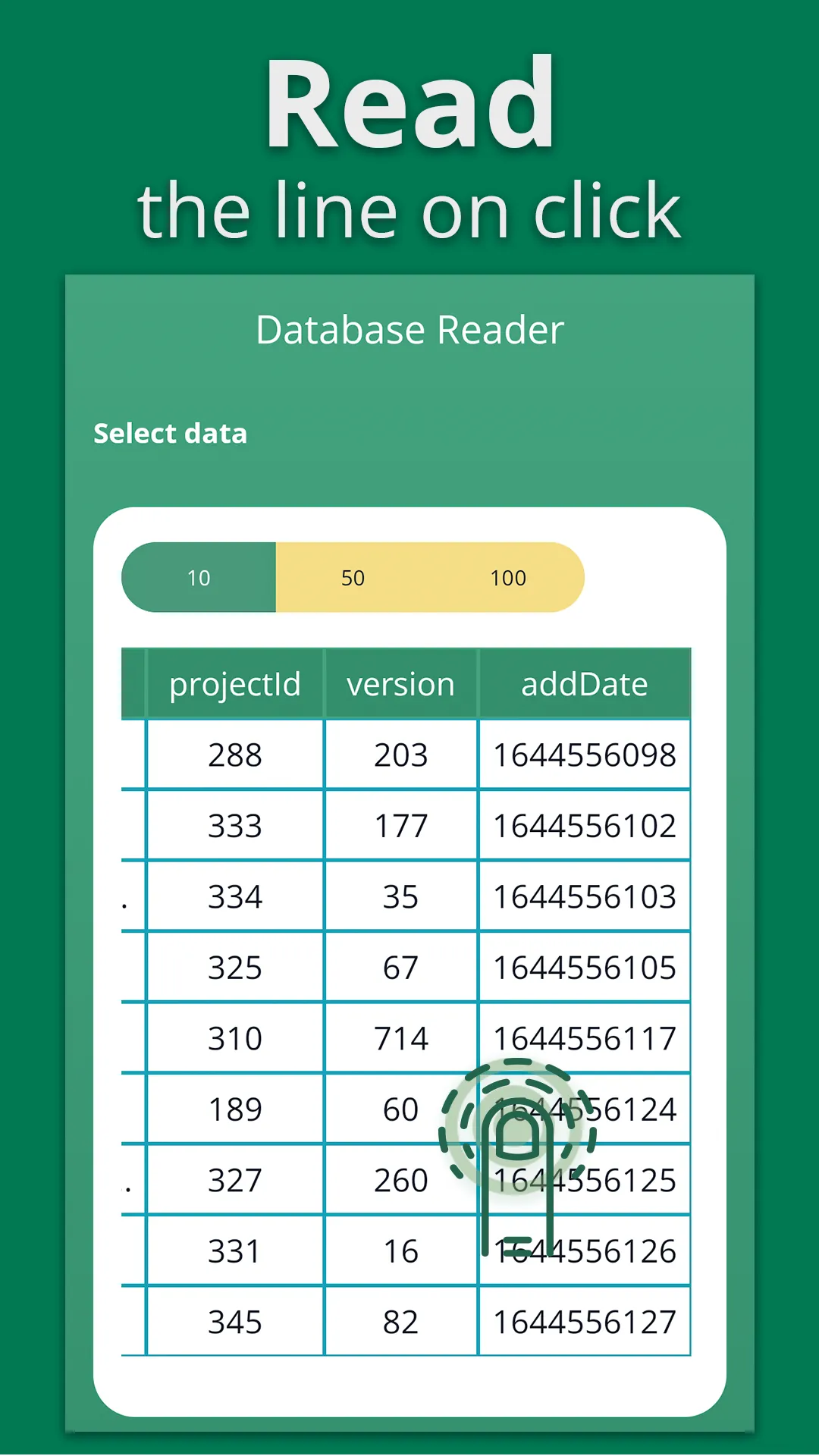 Database reader | Indus Appstore | Screenshot