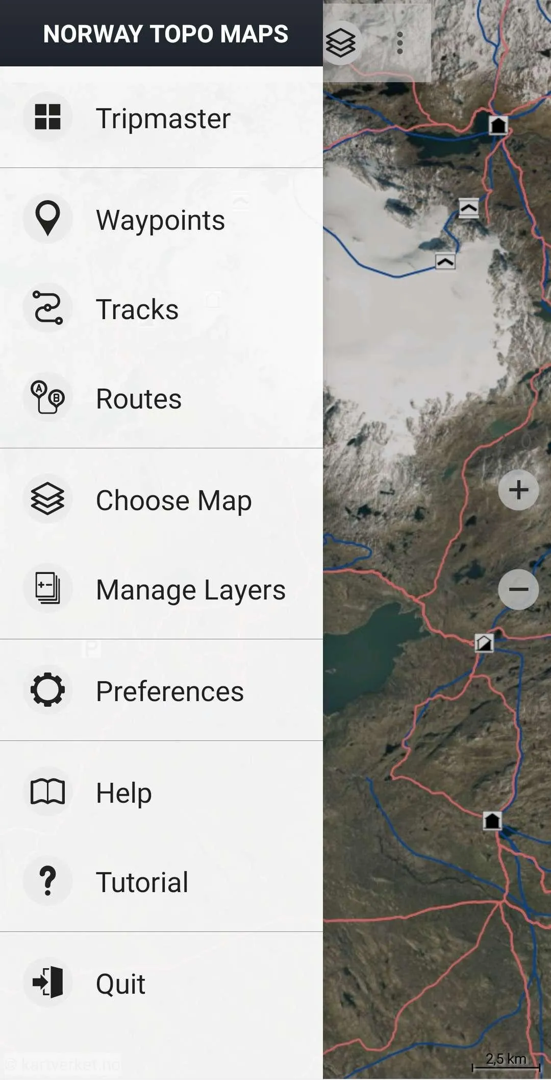 Norway Topo Maps | Indus Appstore | Screenshot