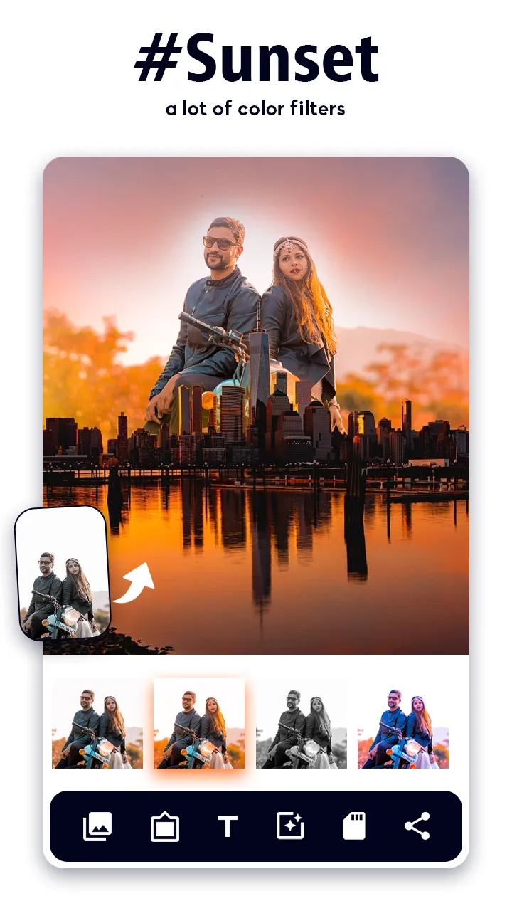 Sunset Photo Editor | Indus Appstore | Screenshot