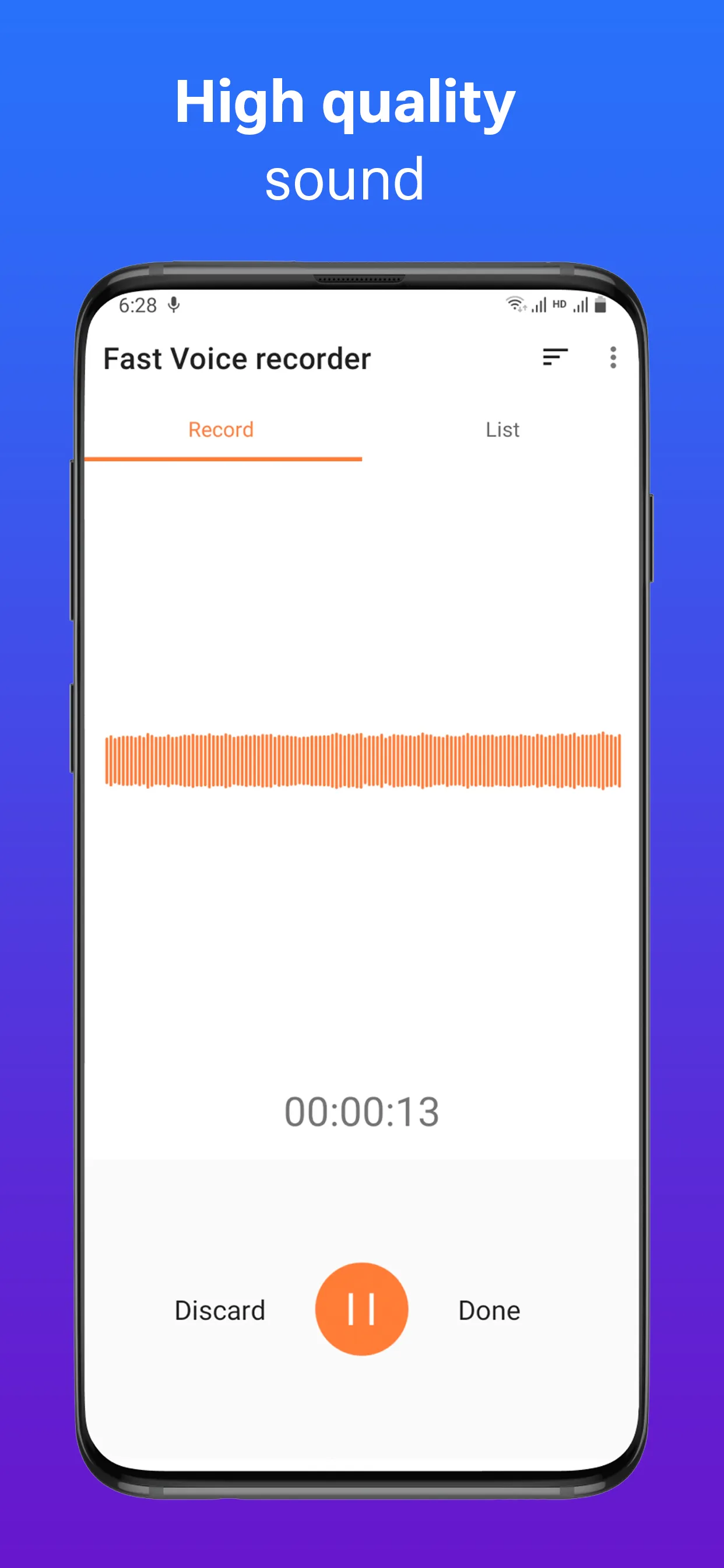 Fast Voice Recorder | Indus Appstore | Screenshot